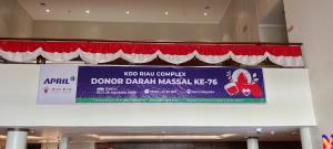1.168 Peserta Ikuti Aksi Donor Darah UPD PMI Kota Pekanbaru di PT RAPP